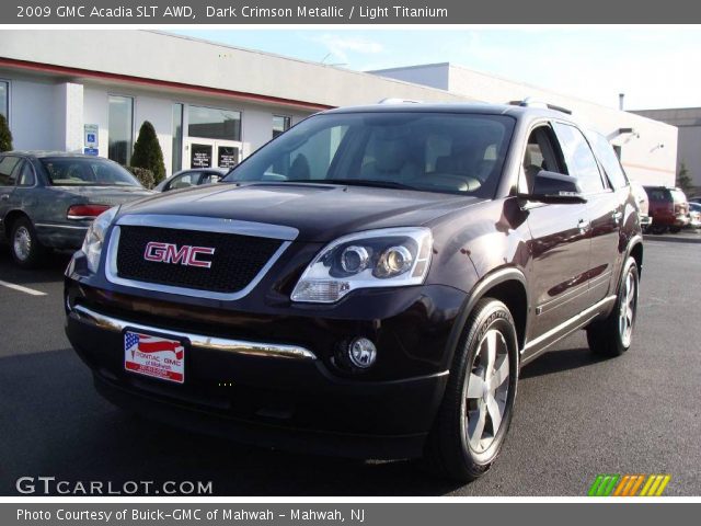 2009 GMC Acadia SLT AWD in Dark Crimson Metallic