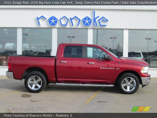 2012 Dodge Ram 1500 Big Horn Crew Cab 4x4 in Deep Cherry Red Crystal Pearl