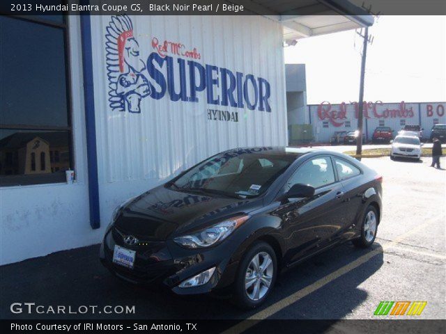 2013 Hyundai Elantra Coupe GS in Black Noir Pearl