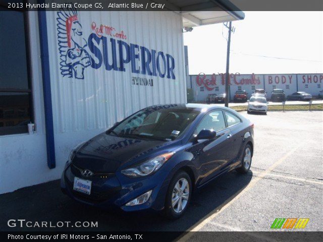 2013 Hyundai Elantra Coupe GS in Atlantic Blue