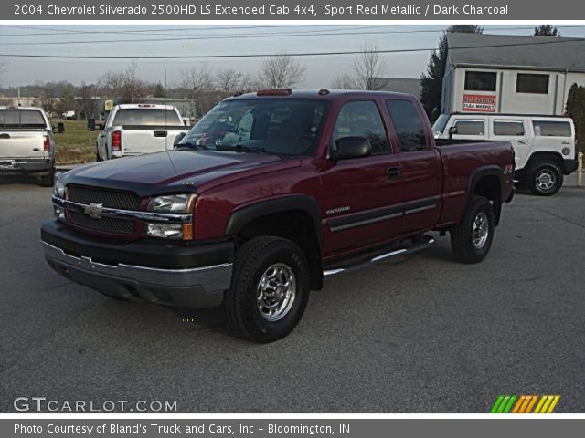 2004 Chevrolet Silverado 2500HD LS Extended Cab 4x4 in Sport Red Metallic