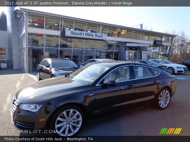 2012 Audi A7 3.0T quattro Premium in Dakota Grey Metallic