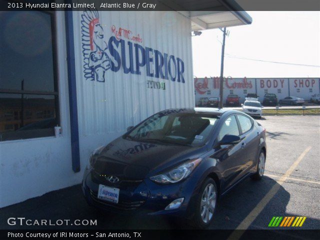 2013 Hyundai Elantra Limited in Atlantic Blue