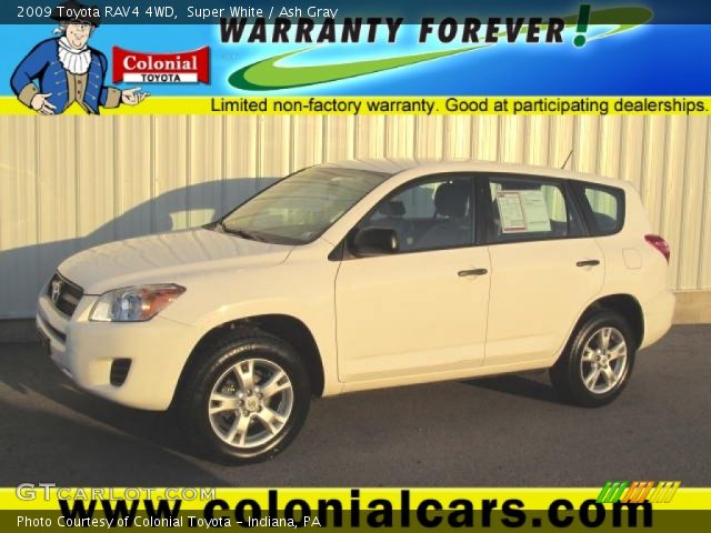 2009 Toyota RAV4 4WD in Super White