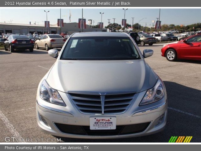 2012 Hyundai Genesis 4.6 Sedan in Platinum Silver Metallic