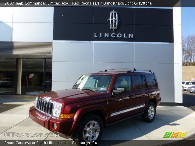 2007 Jeep Commander Limited 4x4 in Red Rock Pearl