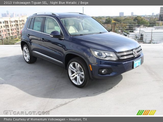 2013 Volkswagen Tiguan SEL in Night Blue Metallic