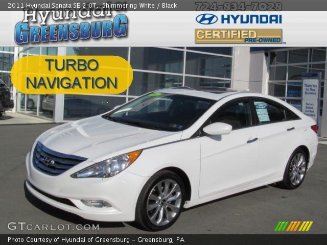 2011 Hyundai Sonata SE 2.0T in Shimmering White