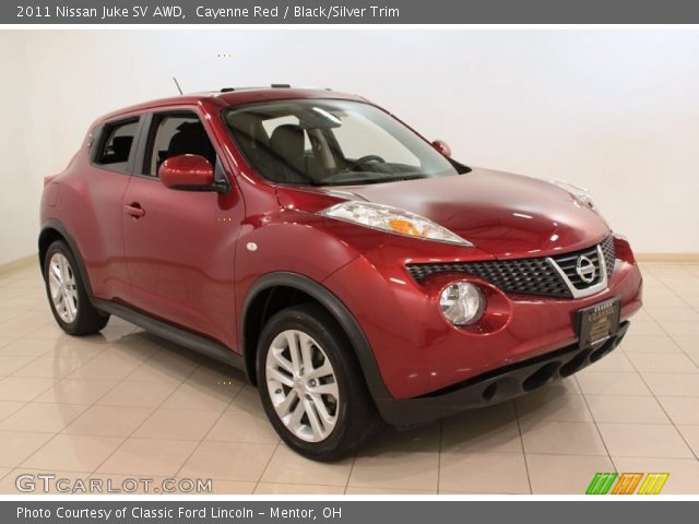 2011 Nissan Juke SV AWD in Cayenne Red