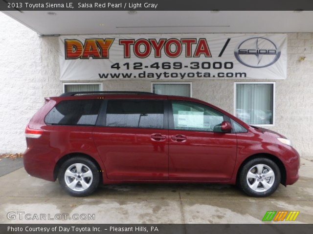 2013 Toyota Sienna LE in Salsa Red Pearl