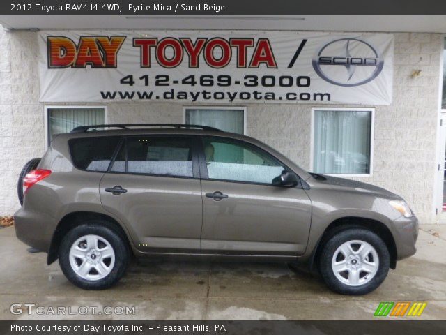 2012 Toyota RAV4 I4 4WD in Pyrite Mica