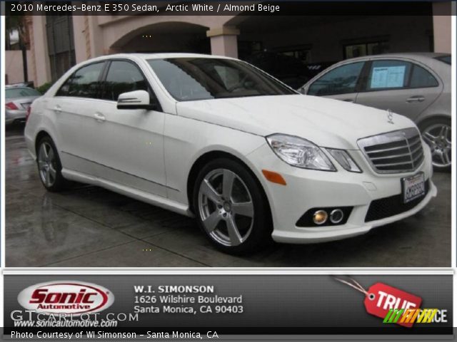 2010 Mercedes-Benz E 350 Sedan in Arctic White