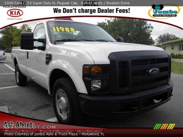 2008 Ford F250 Super Duty XL Regular Cab in Oxford White