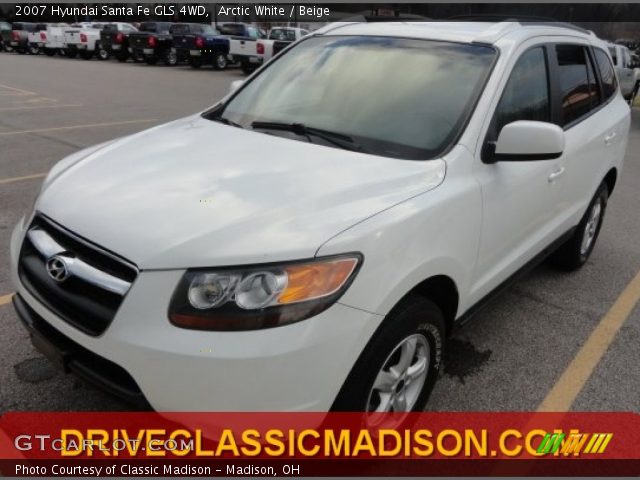 2007 Hyundai Santa Fe GLS 4WD in Arctic White