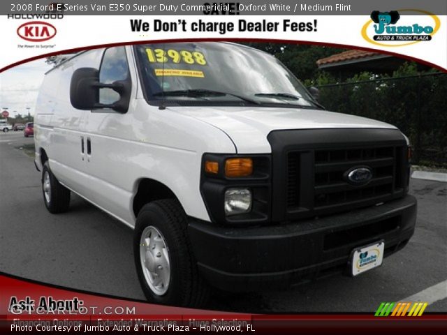 2008 Ford E Series Van E350 Super Duty Commericial in Oxford White