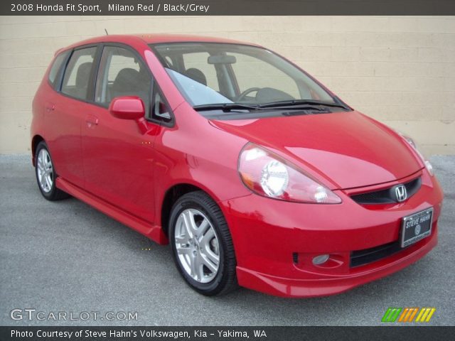2008 Honda fit sport red #7