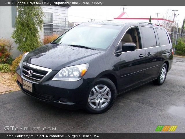 2007 Honda Odyssey EX-L in Nighthawk Black Pearl