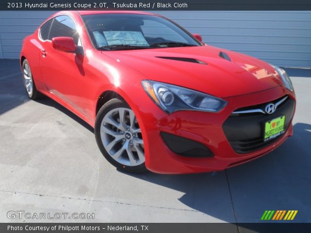 2013 Hyundai Genesis Coupe 2.0T in Tsukuba Red