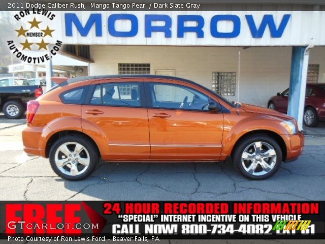2011 Dodge Caliber Rush in Mango Tango Pearl