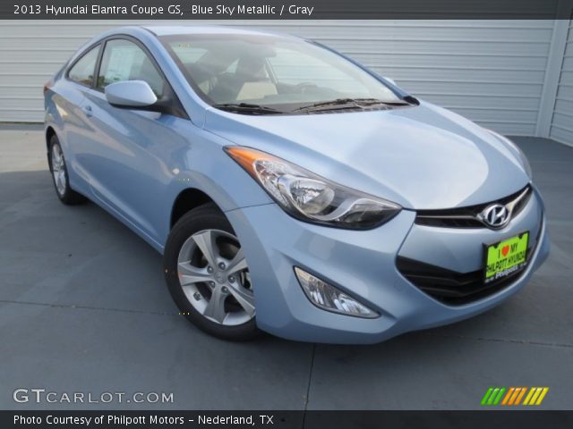 2013 Hyundai Elantra Coupe GS in Blue Sky Metallic