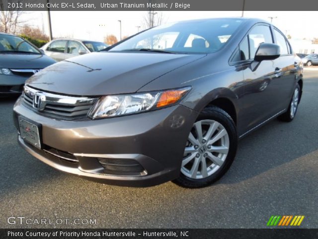 2012 Honda Civic EX-L Sedan in Urban Titanium Metallic