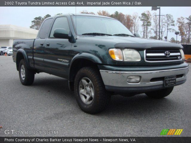 2002 Toyota Tundra Limited Access Cab 4x4 in Imperial Jade Green Mica