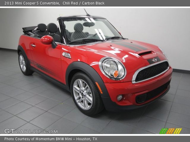 2013 Mini Cooper S Convertible in Chili Red