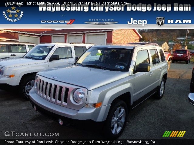 2013 Jeep Patriot Latitude 4x4 in Bright Silver Metallic
