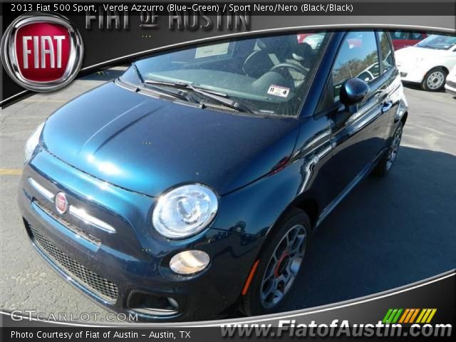 2013 Fiat 500 Sport in Verde Azzurro (Blue-Green)