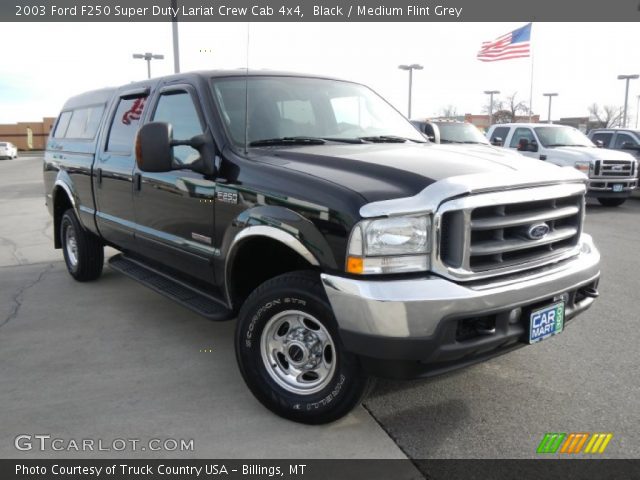 2003 Ford F250 Super Duty Lariat Crew Cab 4x4 in Black