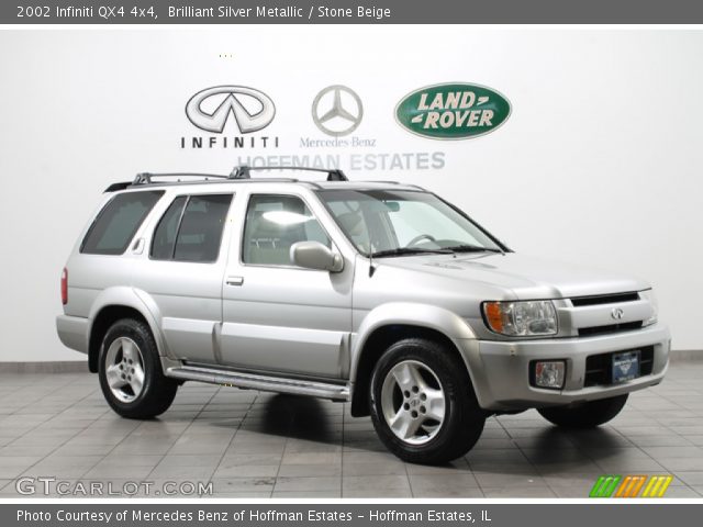 2002 Infiniti QX4 4x4 in Brilliant Silver Metallic