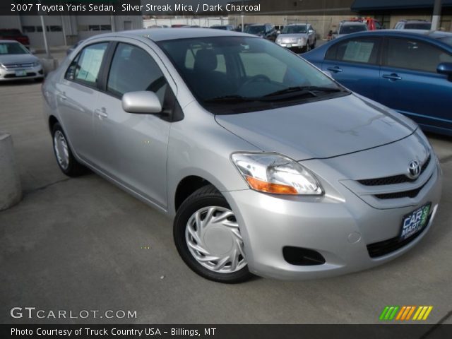 2007 Toyota Yaris Sedan in Silver Streak Mica