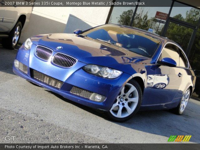 2007 BMW 3 Series 335i Coupe in Montego Blue Metallic