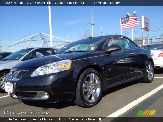 2009 Pontiac G6 GT Convertible in Carbon Black Metallic