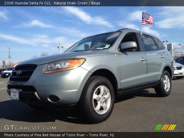 2008 Hyundai Santa Fe GLS in Natural Khaki Green