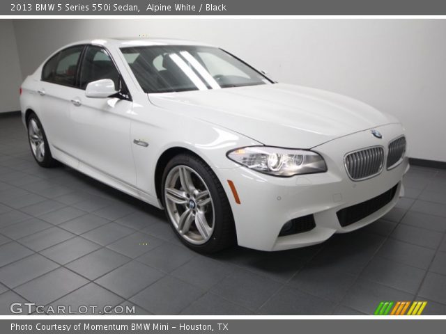 2013 BMW 5 Series 550i Sedan in Alpine White