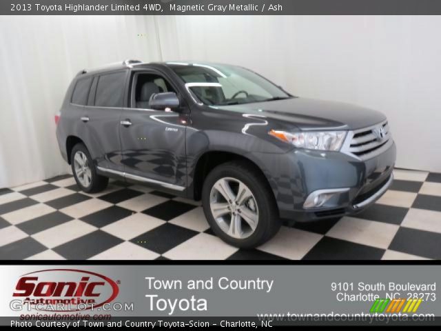 2013 Toyota Highlander Limited 4WD in Magnetic Gray Metallic