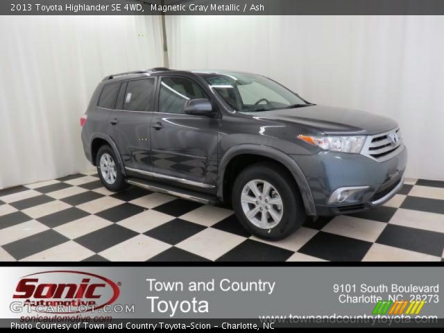 2013 Toyota Highlander SE 4WD in Magnetic Gray Metallic