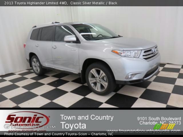 2013 Toyota Highlander Limited 4WD in Classic Silver Metallic