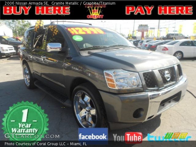 2006 Nissan Armada SE in Granite Metallic