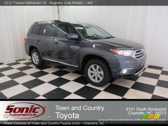 2013 Toyota Highlander V6 in Magnetic Gray Metallic