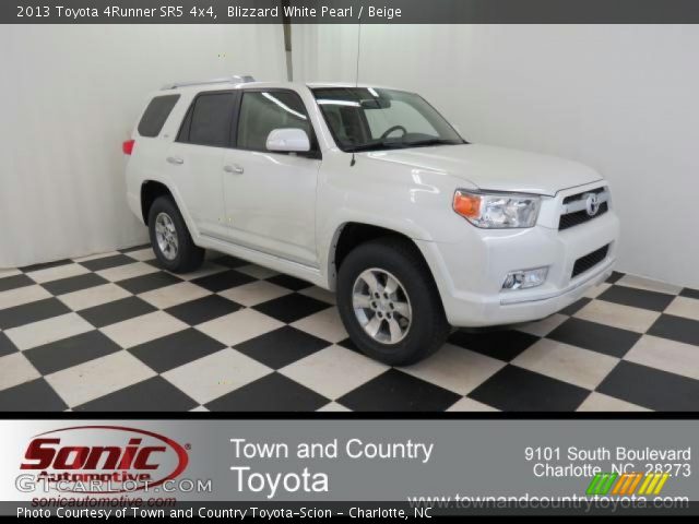 2013 Toyota 4Runner SR5 4x4 in Blizzard White Pearl