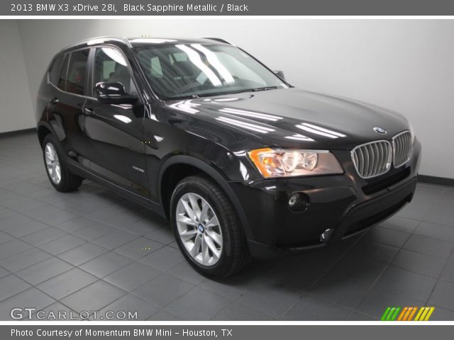 2013 BMW X3 xDrive 28i in Black Sapphire Metallic