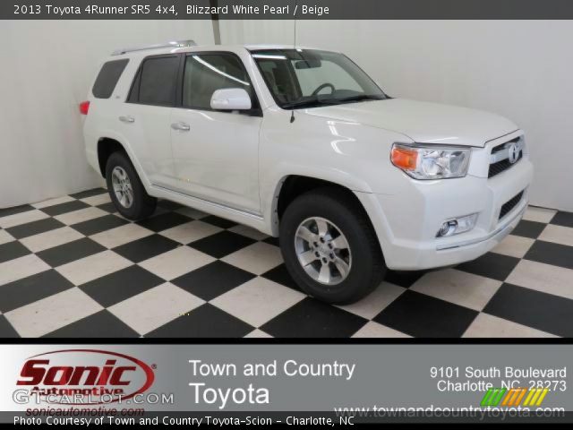 2013 Toyota 4Runner SR5 4x4 in Blizzard White Pearl