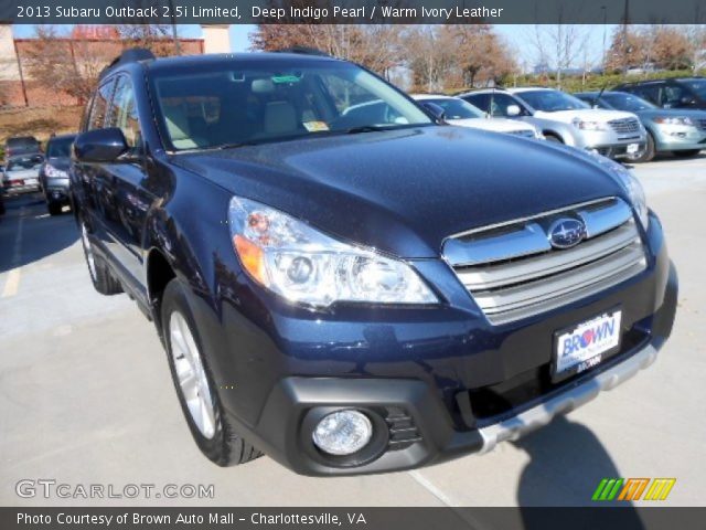 2013 Subaru Outback 2.5i Limited in Deep Indigo Pearl