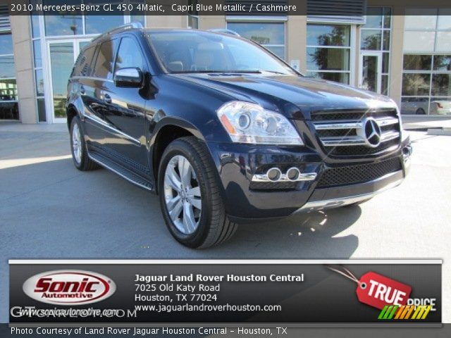 2010 Mercedes-Benz GL 450 4Matic in Capri Blue Metallic