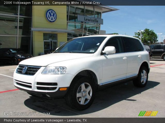 2006 Volkswagen Touareg V6 in Campanella White