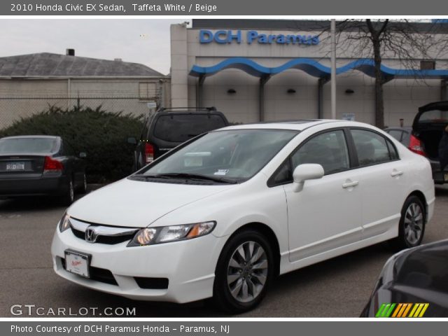 2010 Honda Civic EX Sedan in Taffeta White