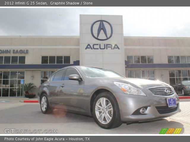 2012 Infiniti G 25 Sedan in Graphite Shadow