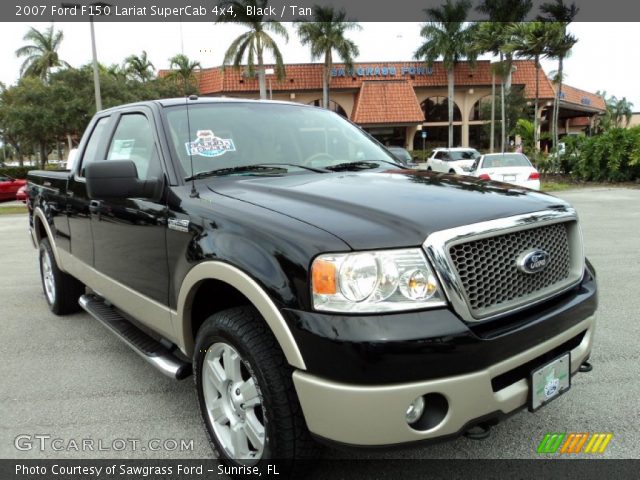 2007 Ford F150 Lariat SuperCab 4x4 in Black